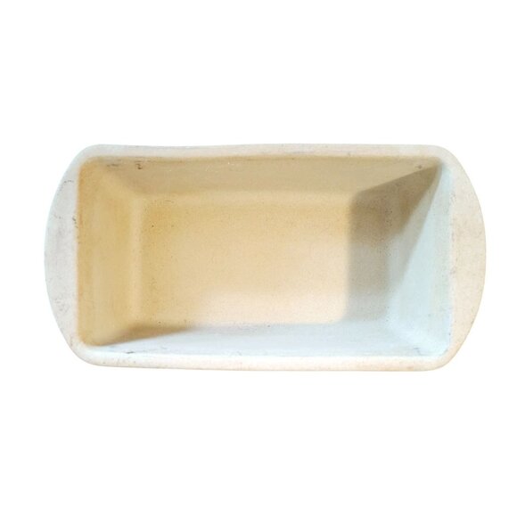 The Pampered Chef Family Heritage Stoneware Loaf Pan Beige 8.5"x4.5"x2.5" Durabl - Picture 1 of 6